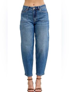 Judy Blue Womens Jeans - High Waisted Soft Barrel Stitch